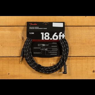 Blue Tweed 2 Pack for Electric Guitar and Pro Audio Straight-Straight Bass Guitar Fender 18.6' Professional Series Instrument Cable 