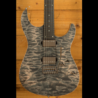 ギター Mayones Aquila Antique Black Custom Mayones Aquila Elite S 6 Antique Black Satin