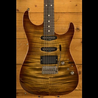 Tom Anderson Drop Top Shorty Hollow | Light Tiger Eye Burst