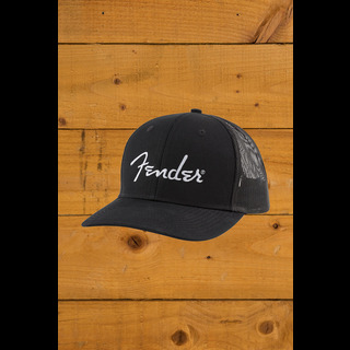 Fender Accessories, Silver Thread Logo Snapback Trucker Hat - Black - One  Size Fits Most