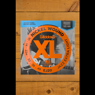 D Addario Electric Strings Nickel Wound Jazz Extra Light