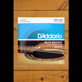 D Addario Acoustic Strings 85 15 Bronze Light 10 50 12