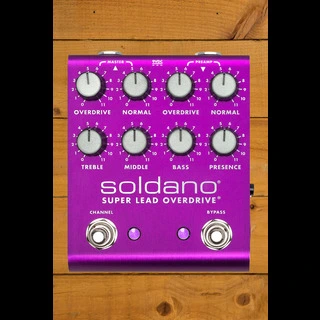 Soldano Pedals | SLO Plus Pedal Purple - Overdrive