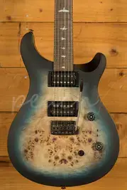 PRS SE Custom 24-08 Poplar Burl Limited Edition - Lake Blue