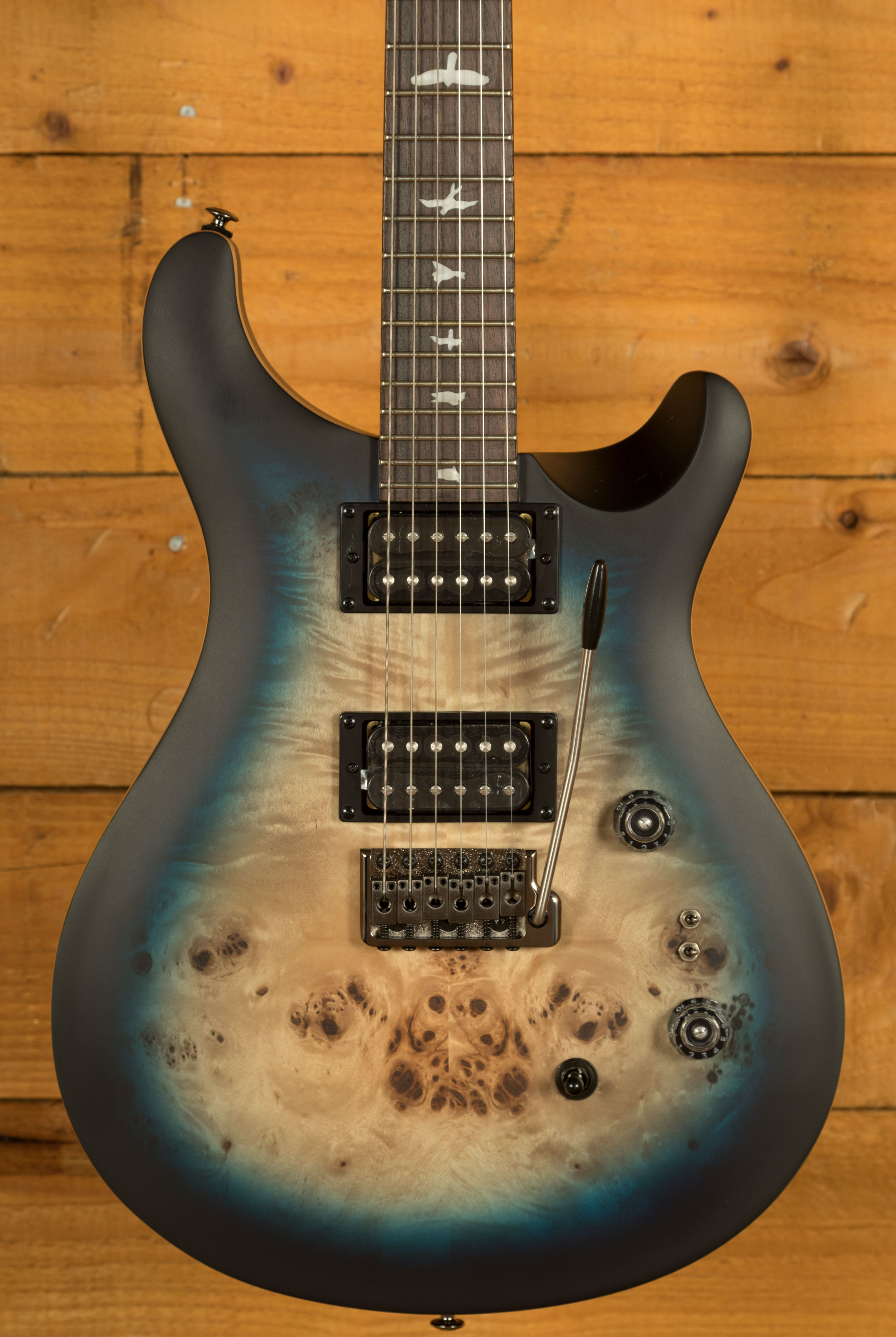 【美品】PRS SE Custom24-08 Poplar Burl PRS SE Custom24-08 Poplar Burl Charcoal Cherry Midnight