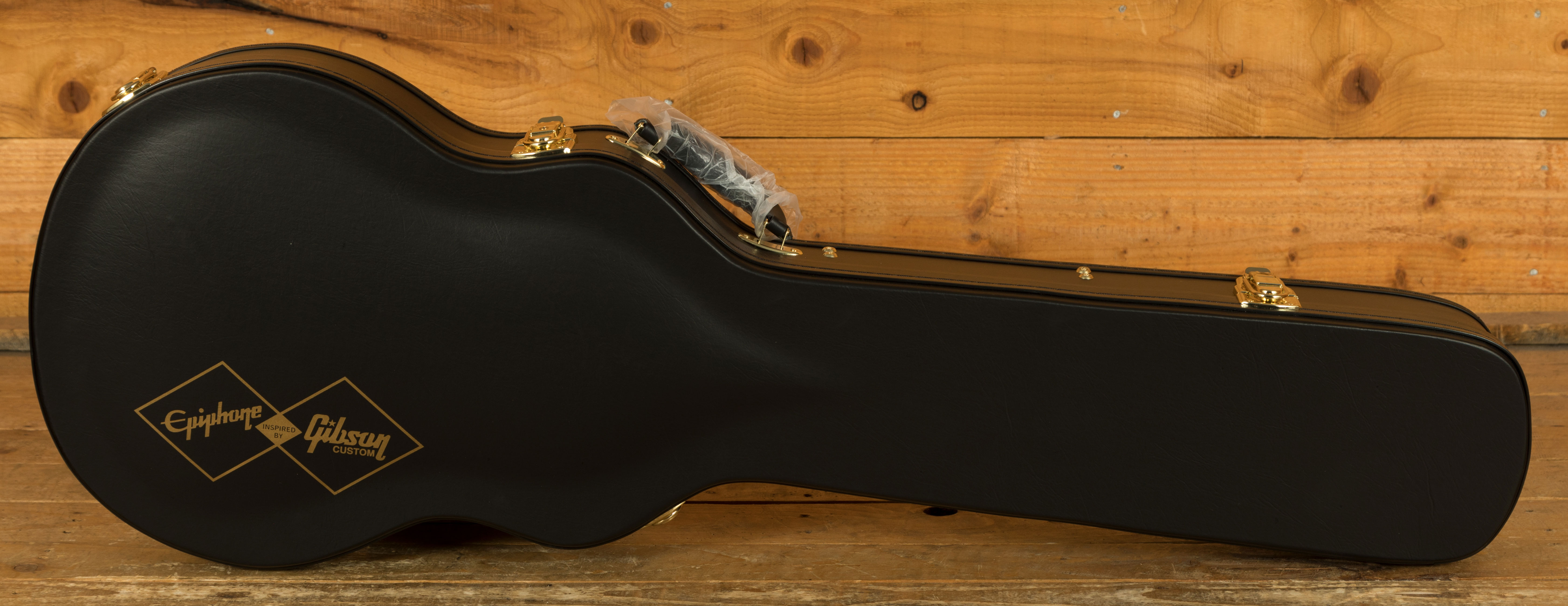ギター Epiphone Inspired by Gibson Custom Ebony Epiphone Inspired by Gibson Custom Les Paul Custom Electric