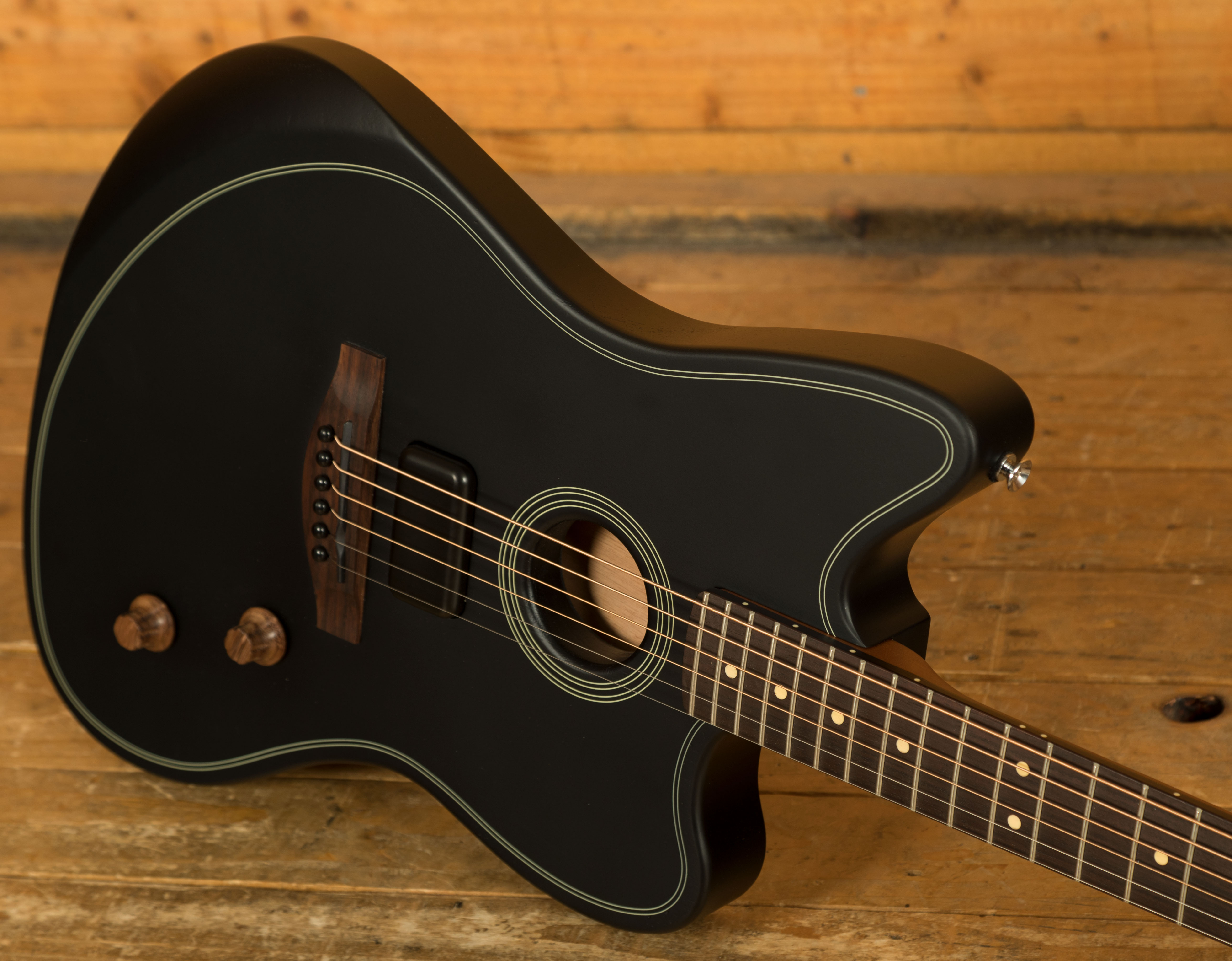 Fender Acoustasonic Standard Jazzmaster Black