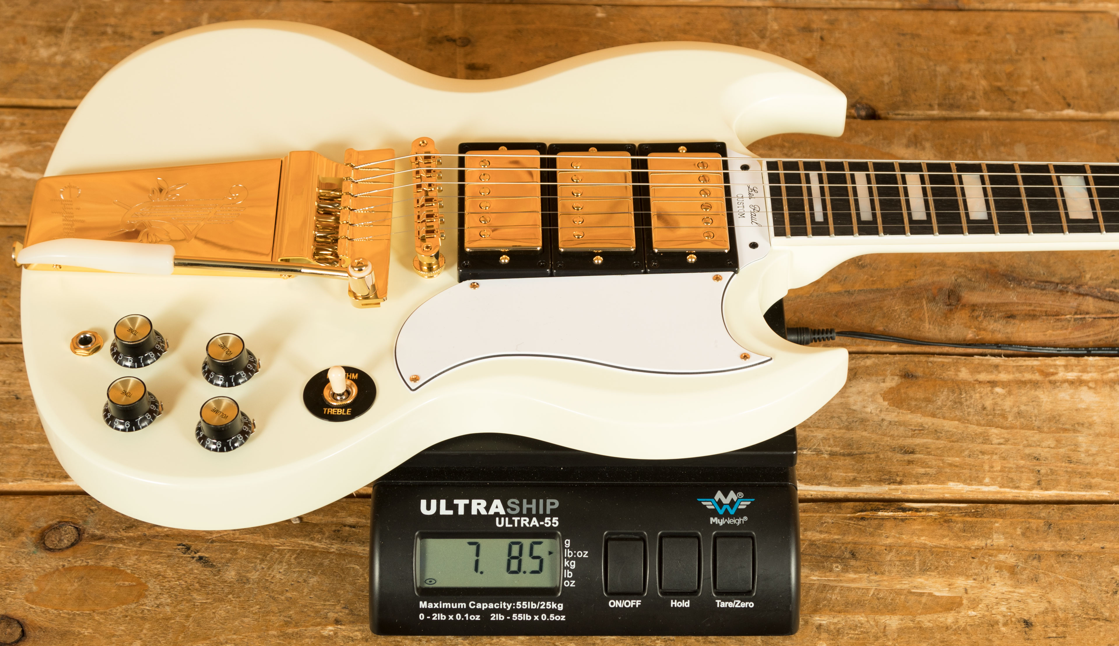Epiphone エピフォン SG 白 Inspired by Gibson Epiphone 1963 Les Paul SG Custom with Maestro Vibrola
