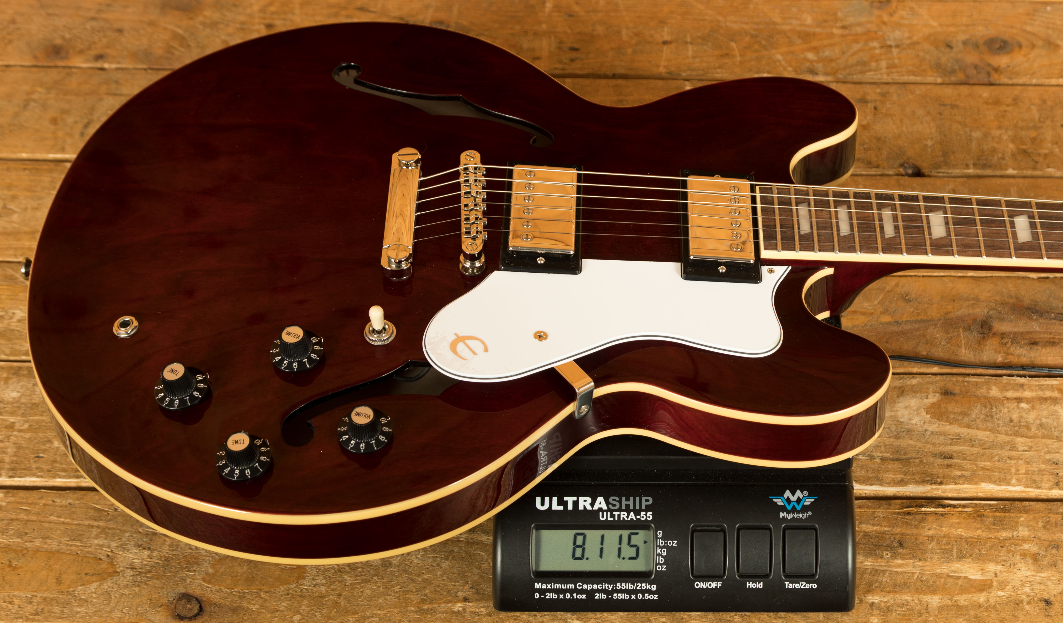 【特別セール】Epiphone Noel Gallagher Riviera Epiphone Noel Gallagher Riviera Semi-Hollow Electric Guitar