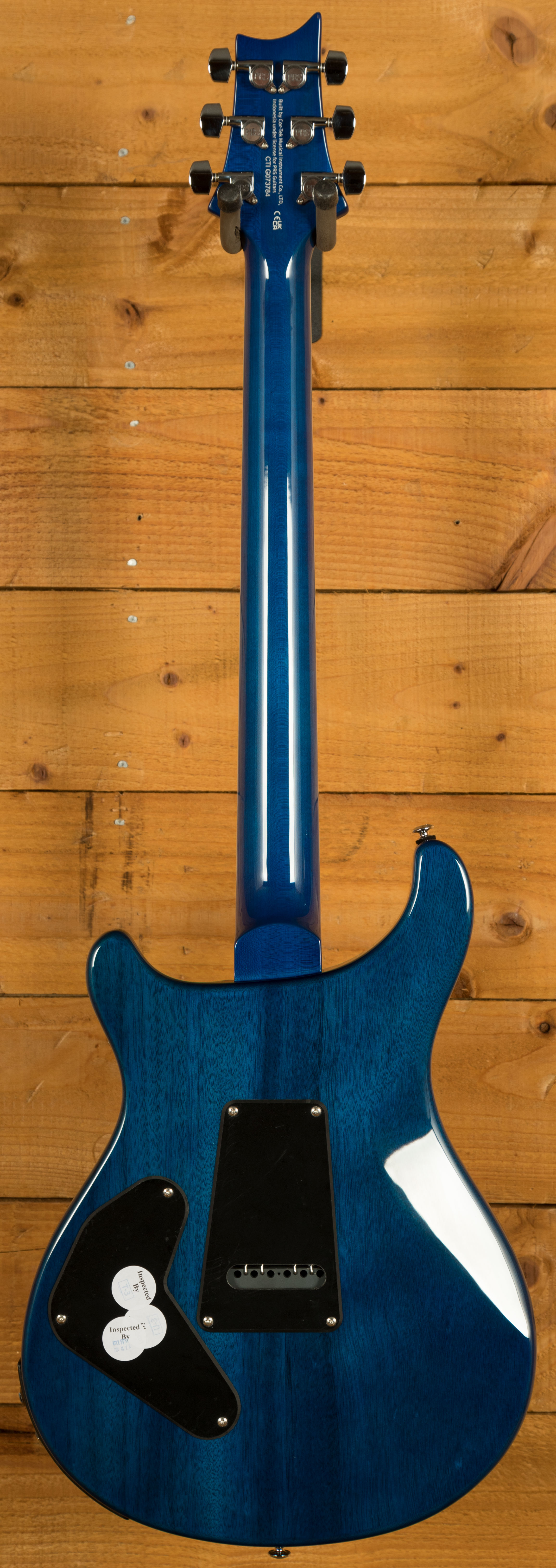 PRS SE Custom | Custom 24 Semi-Hollow Piezo - Lake Blue