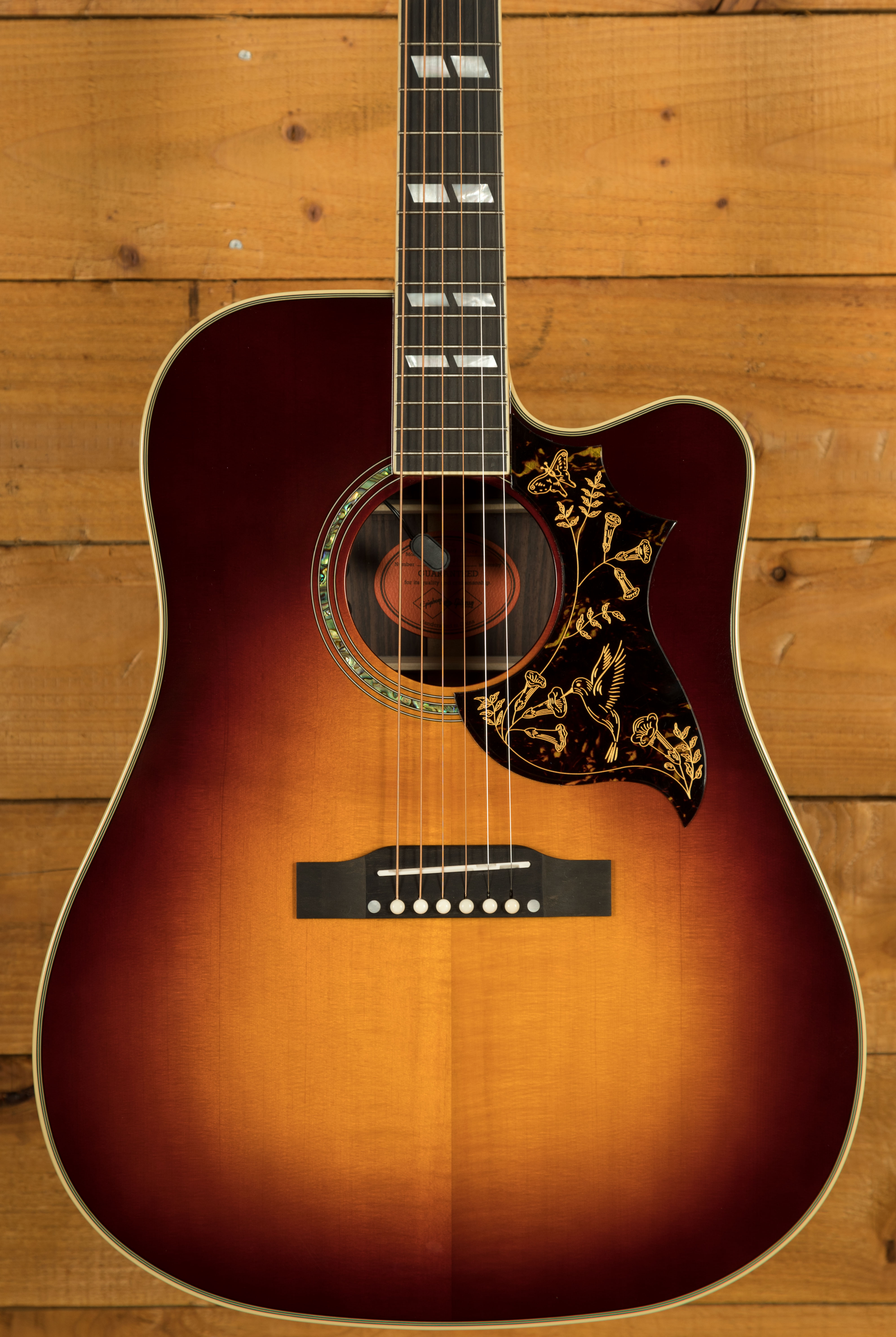 Epiphone Inspired by Gibson Custom Hummingbird Deluxe EC