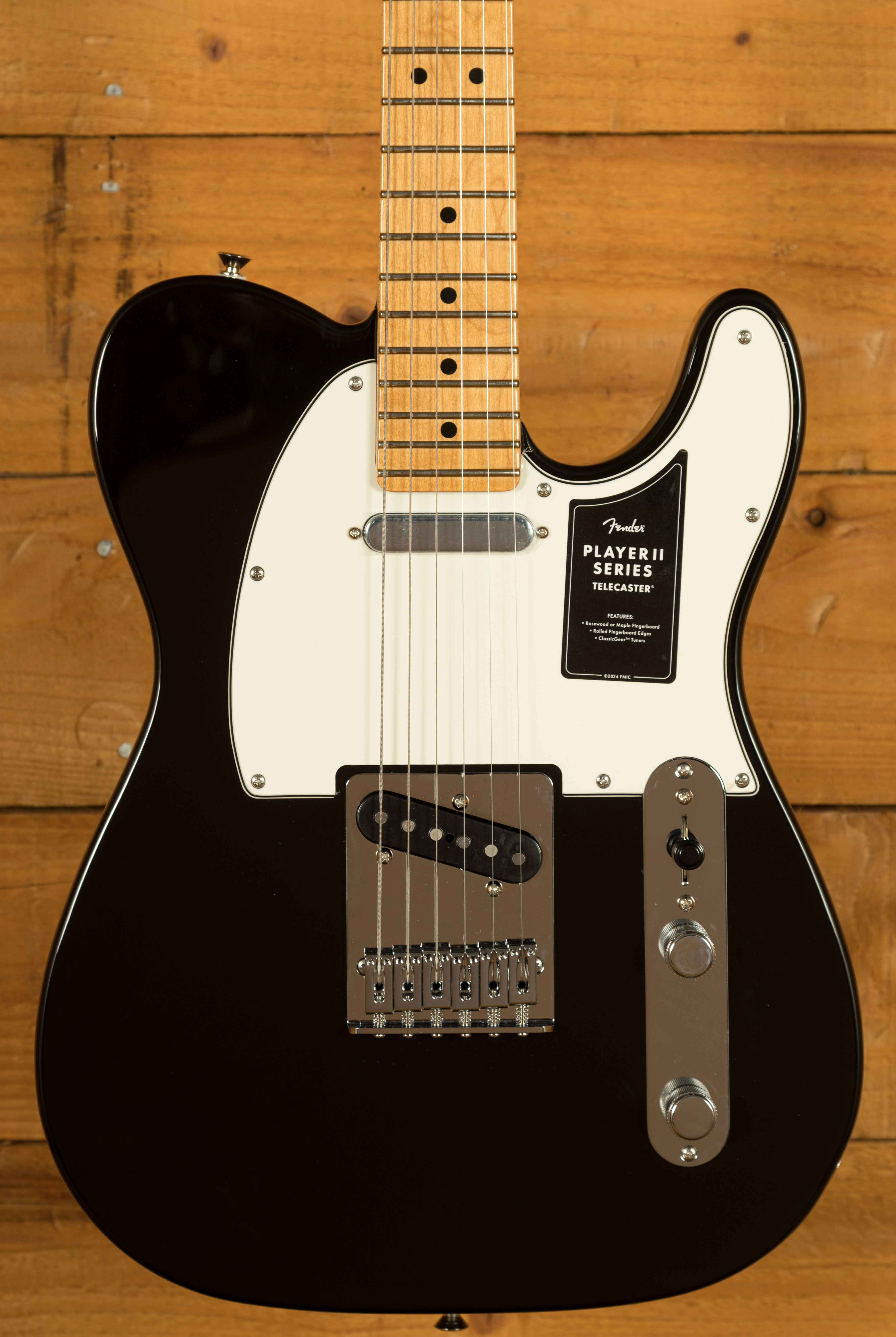 ギター Fender Player II Telecaster Black Maple Fender Player II Telecaster -Black/Maple-《エレキギター