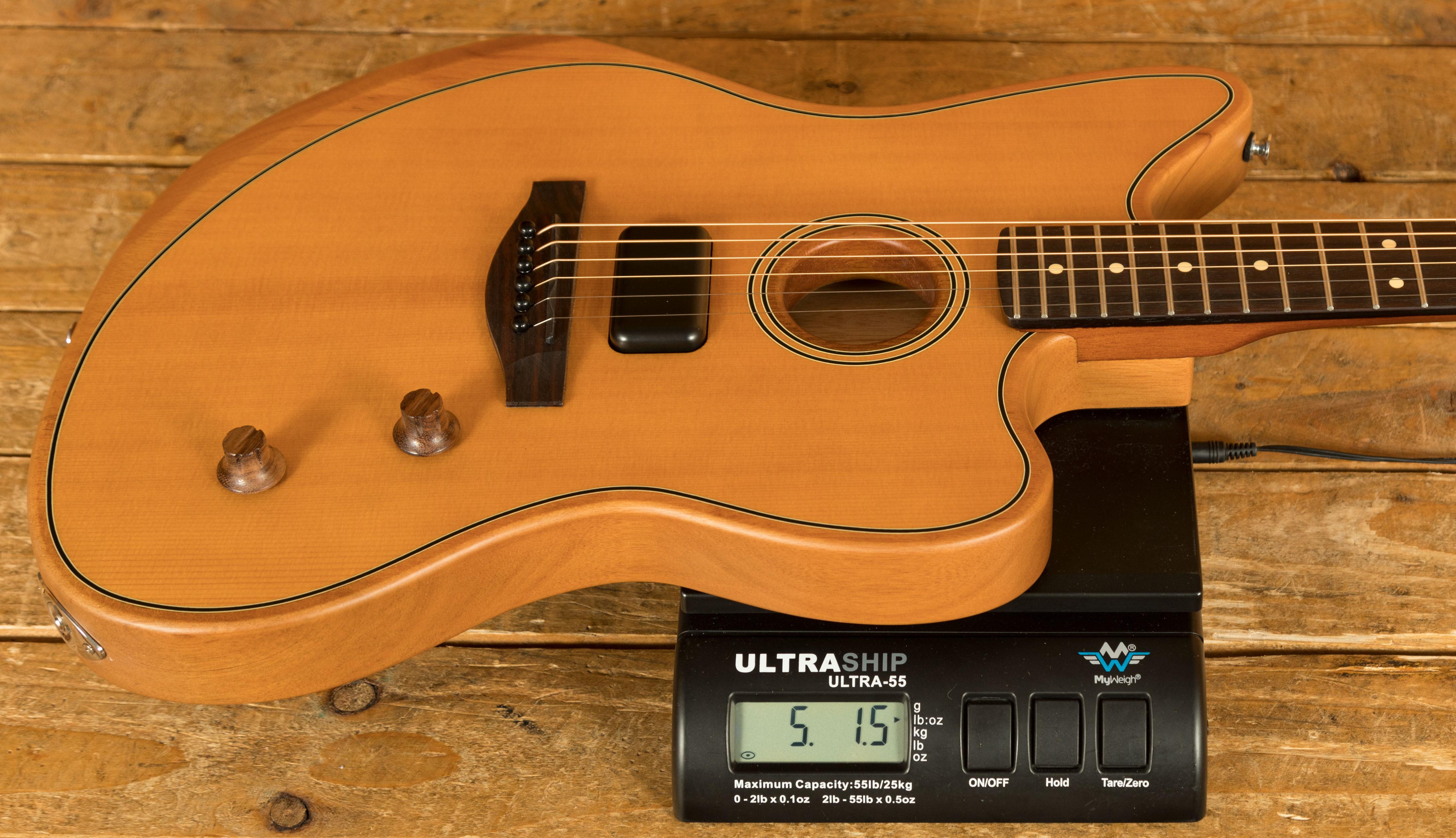Fender Acoustasonic Standard Jazzmaster Aged Natural