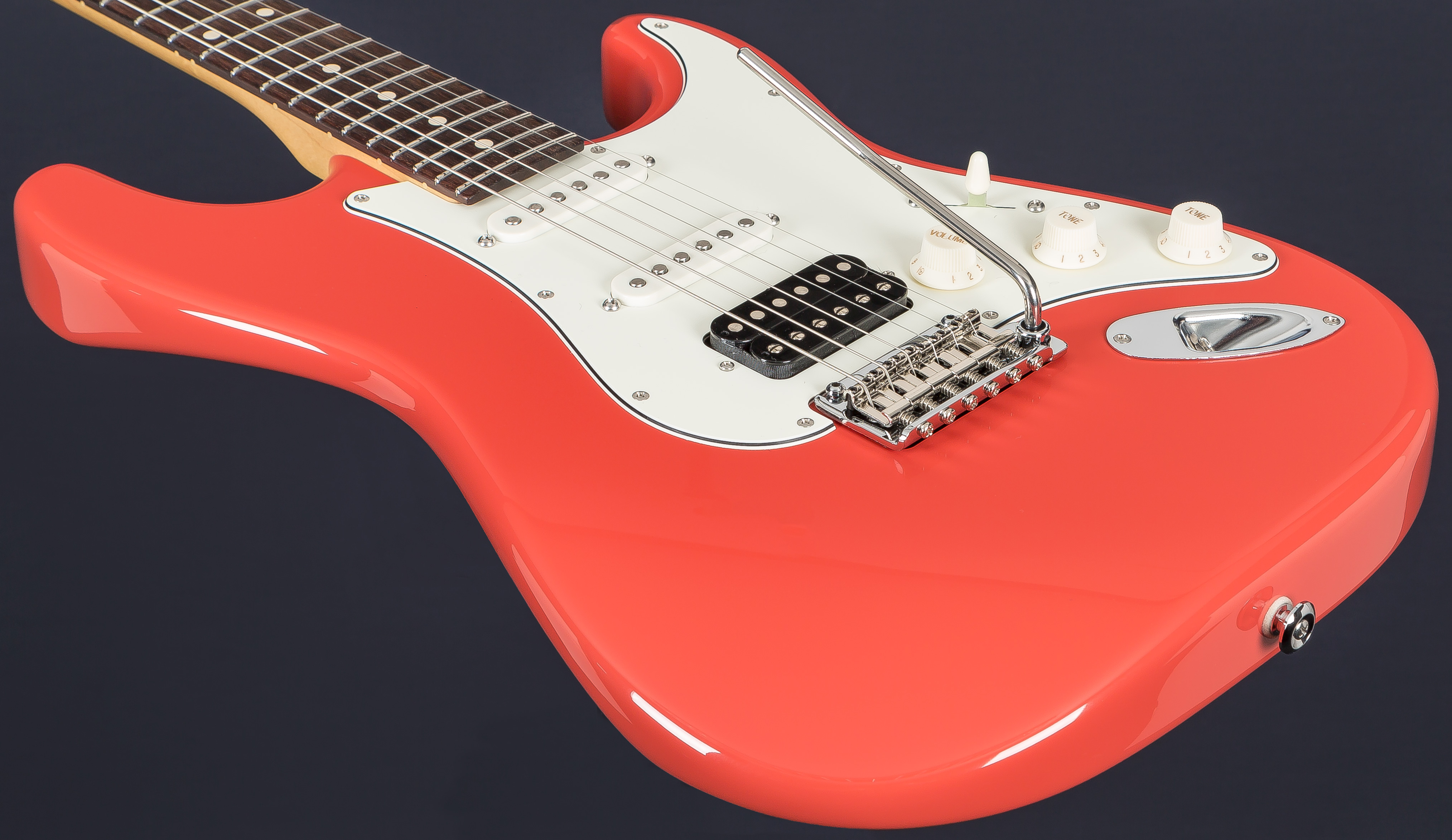 Suhr Select Classic S HSS Guitar, Roasted Flamed Neck