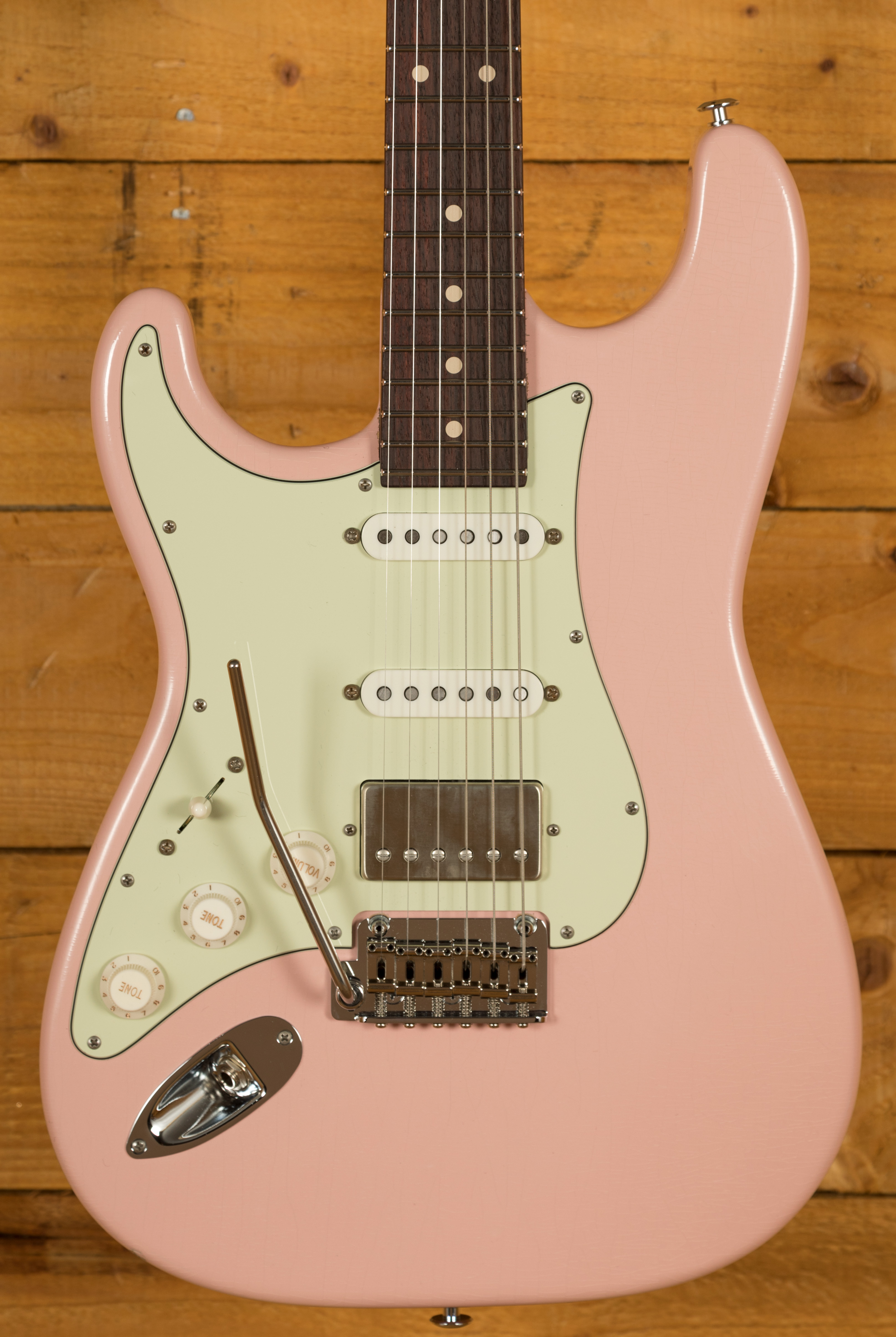 Suhr Mateus Asato Signature Series Classic Antique Shell Pink - Left Handed