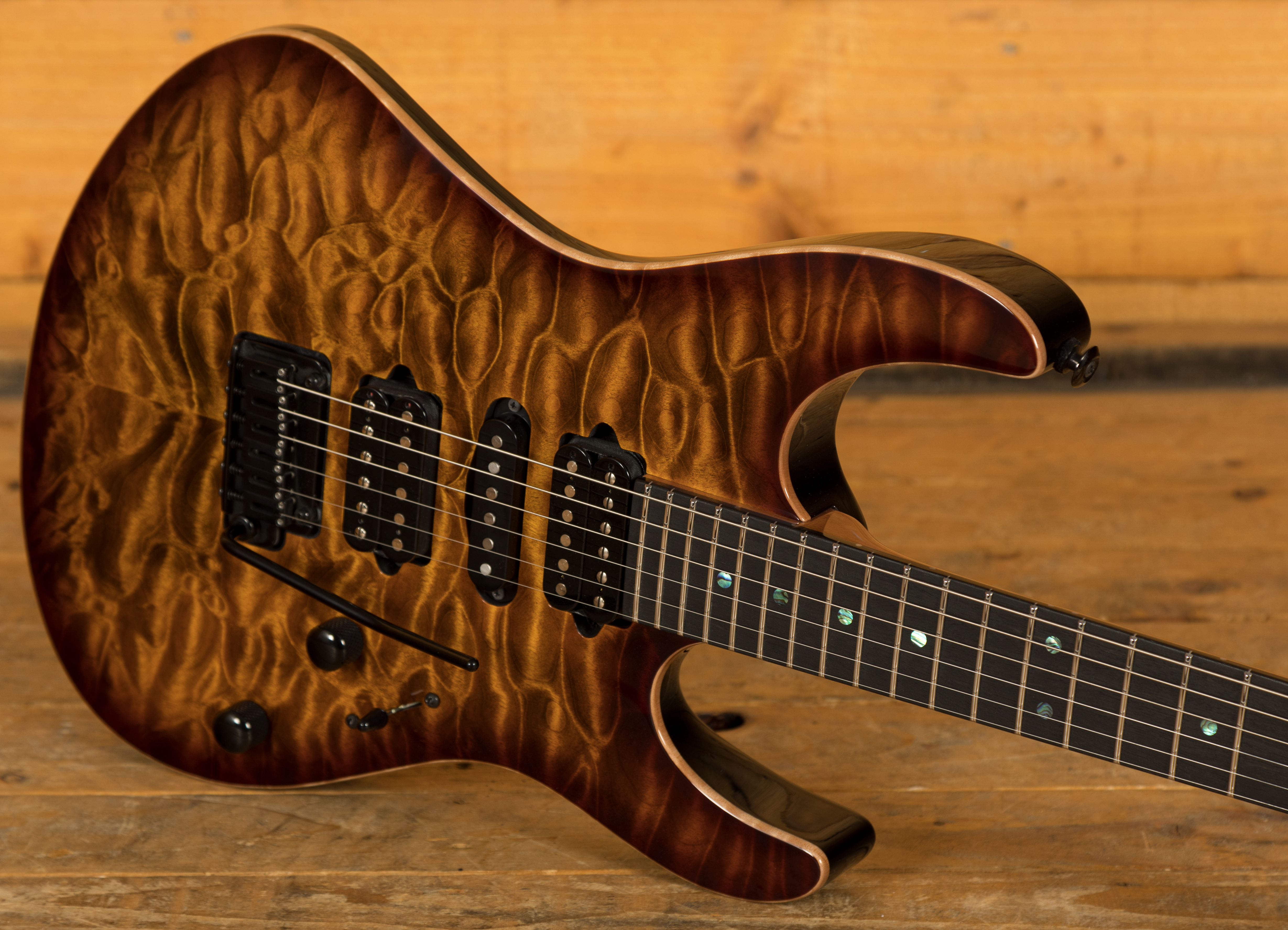 Suhr Custom Modern Bengal Burst Quilt Hand Selected Top